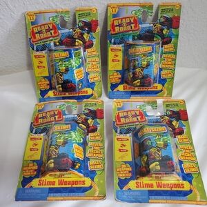 Ready 2 Robot Slime Weapons Mystery, Set Of 4